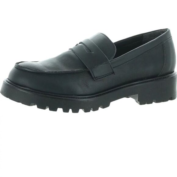 BRAND NEW SPRIT  WOMEN'S SAGAN FAUX LEATHER  LUGGED SOLE PENNY LOAFERS - Picture 1 of 15